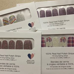 COLORSTREET 4 unopened packs Nail Polish Strips